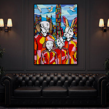 The Family Was Always Together (Original Painting)