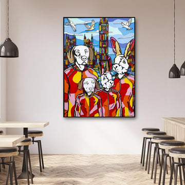 The Family Was Always Together (Original Painting)