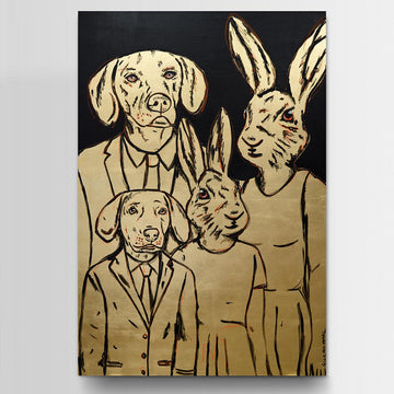 Family Is Always First (Original Painting)