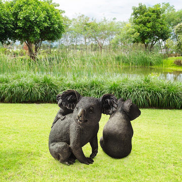 The Koala Family Stuck Together (Bronze Sculpture)