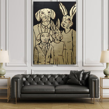 Family Is Always First (Original Painting)