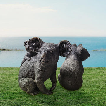 The Koala Family Stuck Together (Bronze Sculpture)