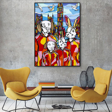 The Family Was Always Together (Original Painting)