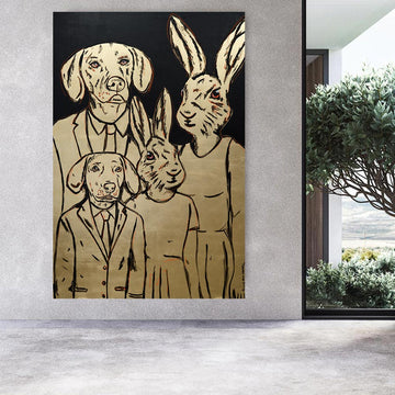 Family Is Always First (Original Painting)