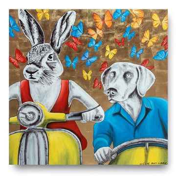 They Were Faster Than Anyone Thought (Original Painting)