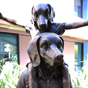 It's a beautiful day (Bronze Sculpture)