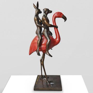 They Liked Doing Things Differently, and This Was Something Else (Bronze Sculpture)