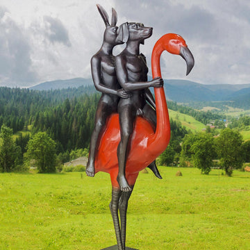 They Liked Being Different to Everyone Else (Bronze Sculpture)