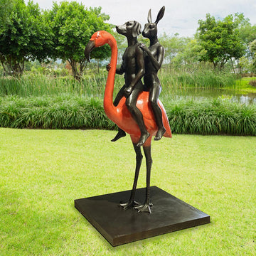 They Liked Being Different to Everyone Else (Bronze Sculpture)