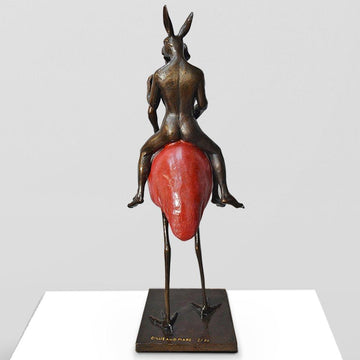 They Liked Doing Things Differently, and This Was Something Else (Bronze Sculpture)