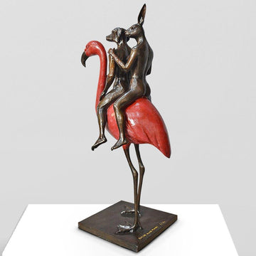 They Liked Doing Things Differently, and This Was Something Else (Bronze Sculpture)