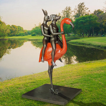 They Liked Being Different to Everyone Else (Bronze Sculpture)