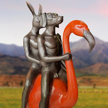 They Liked Being Different to Everyone Else (Bronze Sculpture)