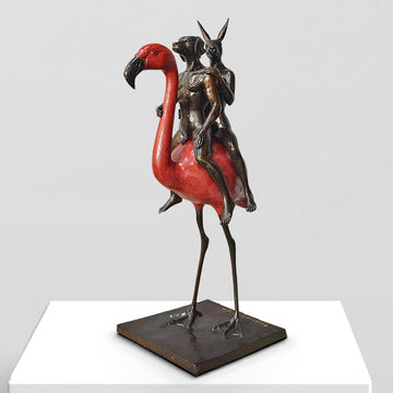 They Liked Doing Things Differently, and This Was Something Else (Bronze Sculpture)