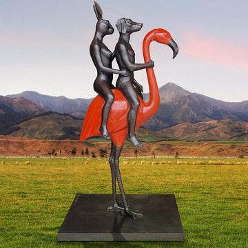 They Liked Being Different to Everyone Else (Bronze Sculpture)