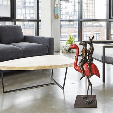 They Liked Doing Things Differently, and This Was Something Else (Bronze Sculpture)