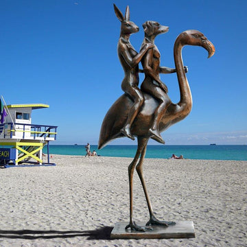 They liked doing things differently (Bronze Sculpture)