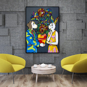 It was time for flower power (Original Painting)