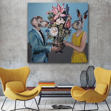 Flowers are life and life are flowers (Original Painting)