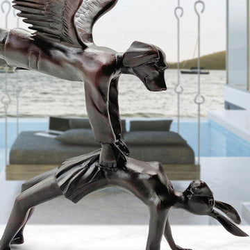 They Were Made for Heaven and Earth (Bronze Sculpture, Miniature)