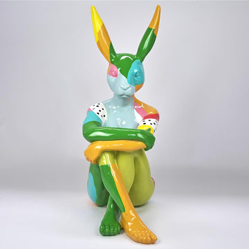 Splash Pop Lost Rabbit (Fibreglass Sculpture)