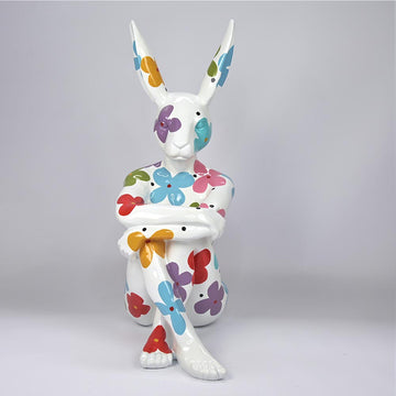 Splash Pop Lost Rabbit (Fibreglass Sculpture)