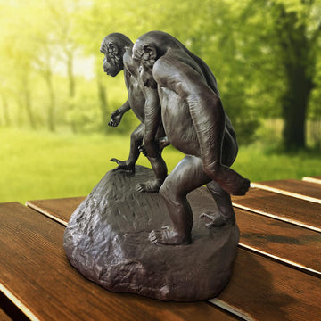 Chimp Friendship Forever (Small Bronze)