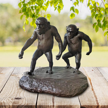 Chimp Friendship Forever (Small Bronze)