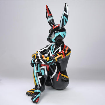 Splash Pop Lost Rabbit (Fibreglass Sculpture)