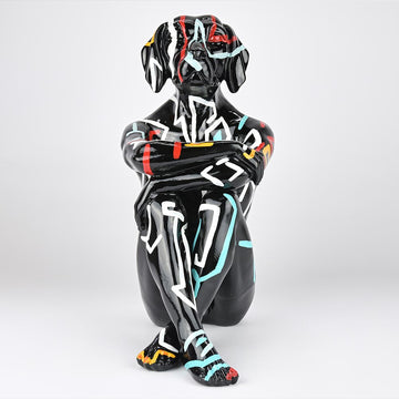 Splash Pop City Pup (Resin Sculpture)