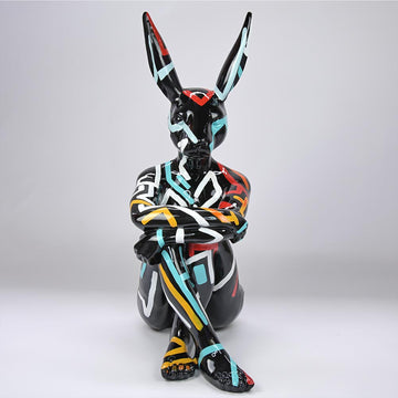 Splash Pop Lost Rabbit (Fibreglass Sculpture)