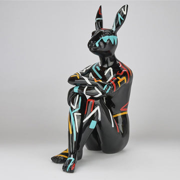 Splash Pop City Bunny (Resin Sculpture)