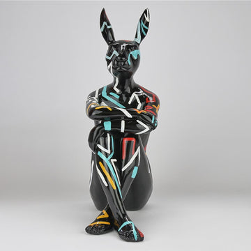 Splash Pop City Bunny (Resin Sculpture)