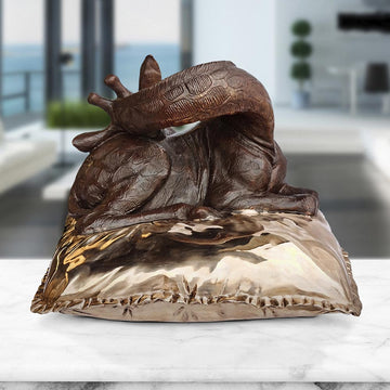Sleeping Beauty Giraffe (Bronze Sculpture)