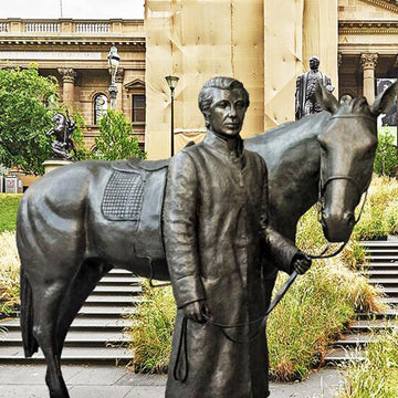 Archbishop Polding and his horse (Bronze Sculpture)