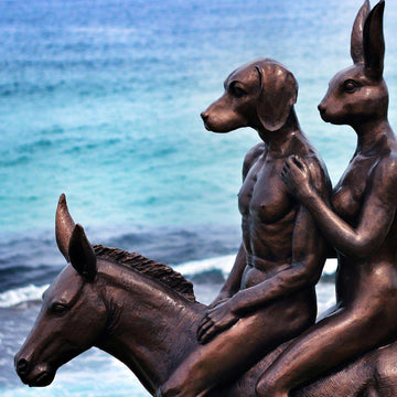 The Travellers Have Arrived (Bronze Sculpture)