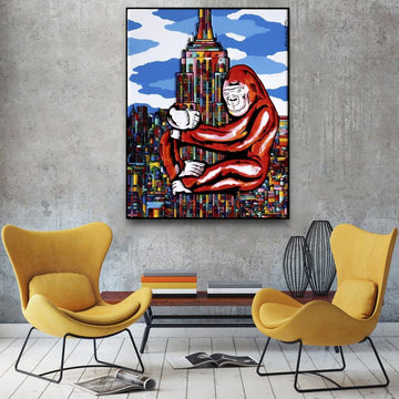 He loved New York and New York loved him (Original Painting)