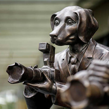 Paparazzi Pack (Bronze Sculpture)