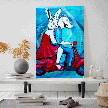 This Will Make You Smile, We Promise (Original Painting)