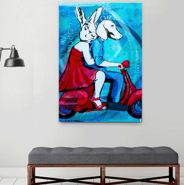 This Will Make You Smile, We Promise (Original Painting)