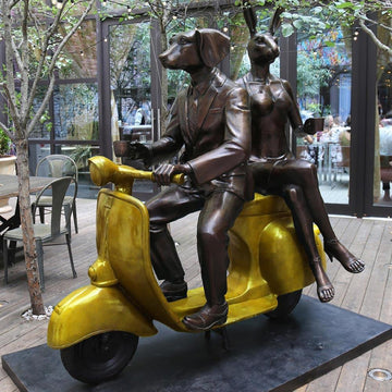 We Go Together in the Sun (Bronze Sculpture)