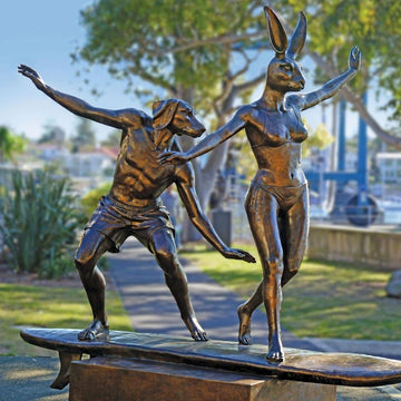 The Wave Riders (Bronze Sculpture)