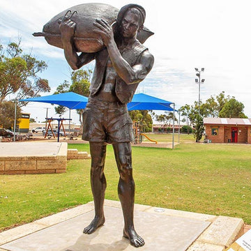 Wheat Lumper (Bronze Sculpture)