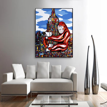 He loved New York and New York loved him (Original Painting)