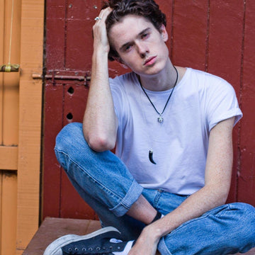 He wanted to be close to her heart (Small Pendant)