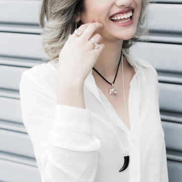 He wanted to be close to her heart (Large Pendant)