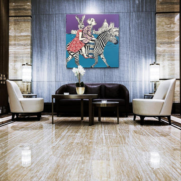 They had a party of a lifetime in Venice (Original Painting)