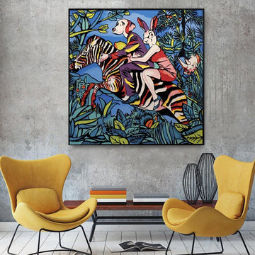 They would do things that made no sense and that was ok (Original Painting)