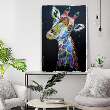 The Masai Giraffe stood tall and proud (Original Painting)