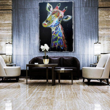 The Masai Giraffe stood tall and proud (Original Painting)